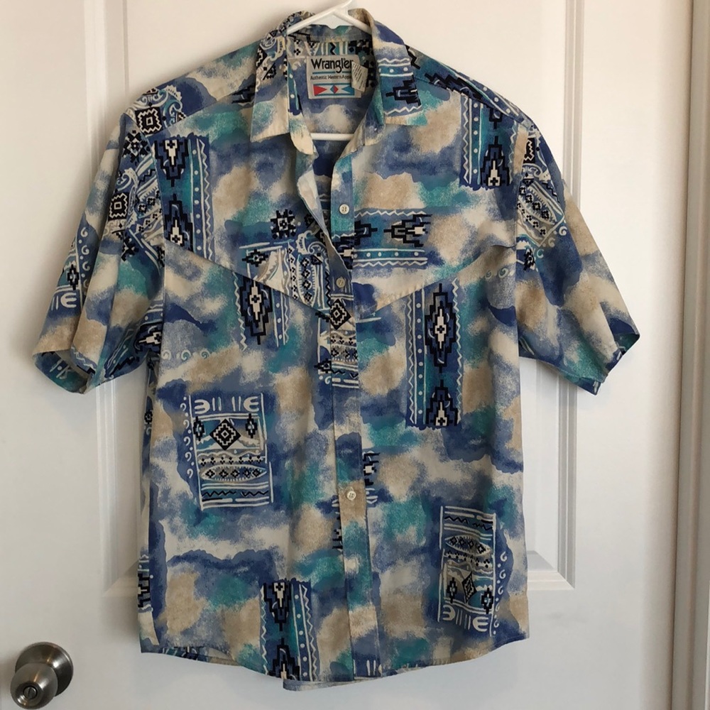 Vintage men’s wrangler western shirt